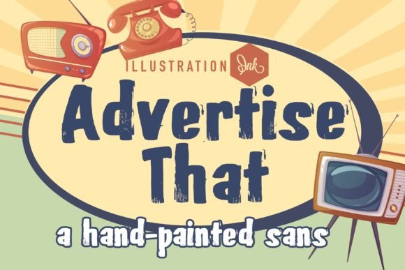 Advertise That: A Handwritten Font for Creative Projects