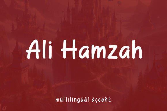 Ali Hamzah Font for Web Design