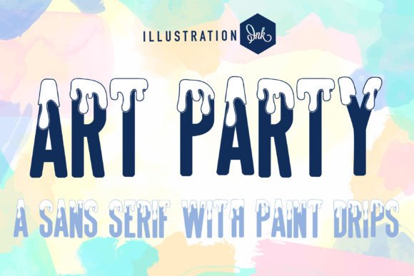 Art Party: A Playful Font for Creative Projects