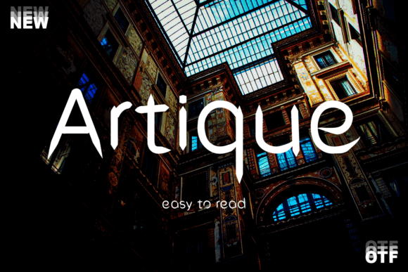 Artique: A Font for Creative Business