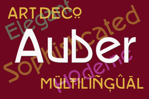 Auber: A Modern Sans Serif for Editorial Design