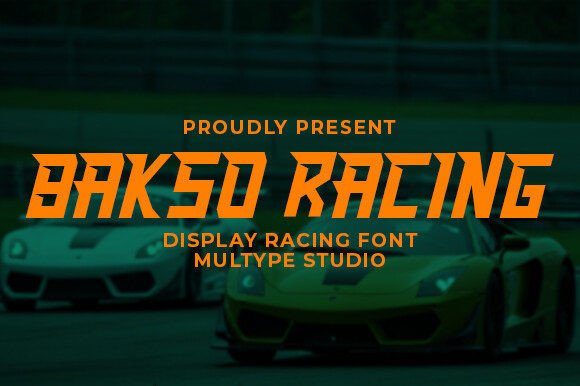 Bakso Racing Font Review