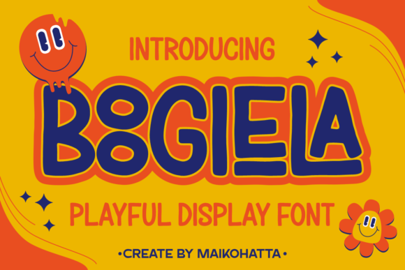 Boogiela: Playful Display Font