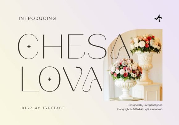Chesalova: A Minimalist Typeface for Modern Campaigns