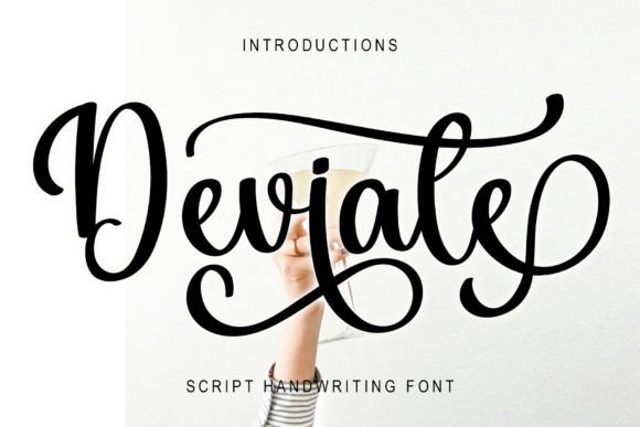Deviate Font: Modern Handwritten Style