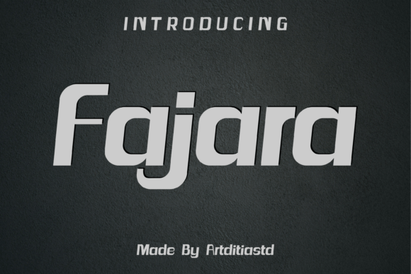 Fajara: A Stylish Font for Editorial Design