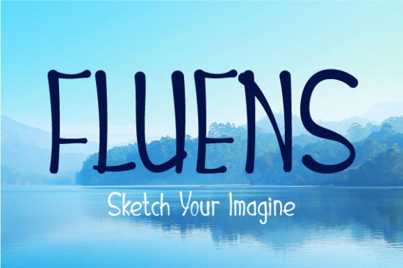 Fluens: A Handwritten Font for Creative Projects