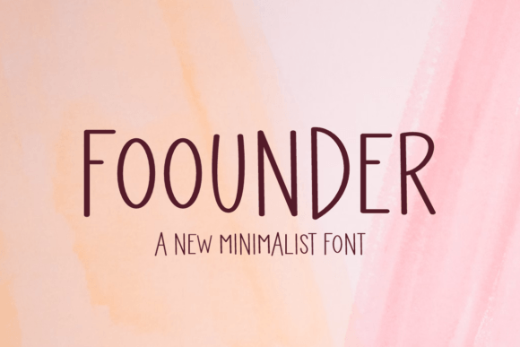 Foounder: A Bold Sans Serif for Creative Web Design