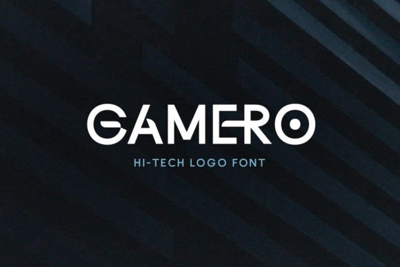 Gamero: A Futuristic Font for Creative Makers
