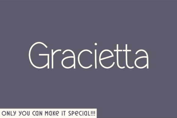 Gracietta: A Handwritten Font for Web Design