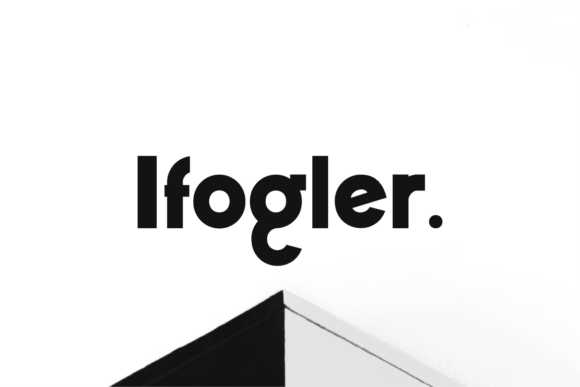 Ifogler: A Bold Display Font for Makers