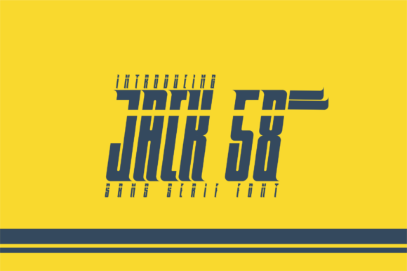 Jack 58: A Bold Sans Serif for Editorial Design