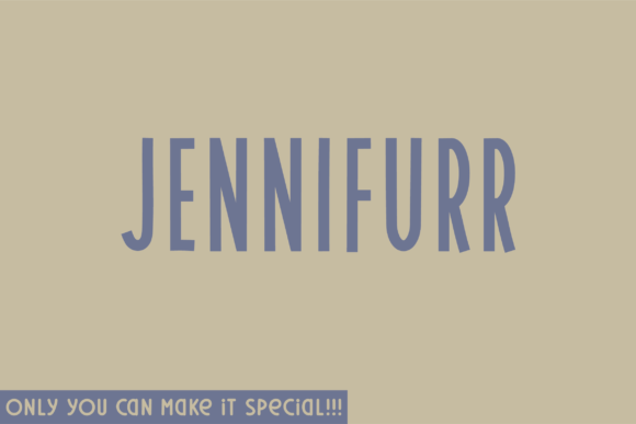 Jennifurr: A Font That Brings Your Brand to Life