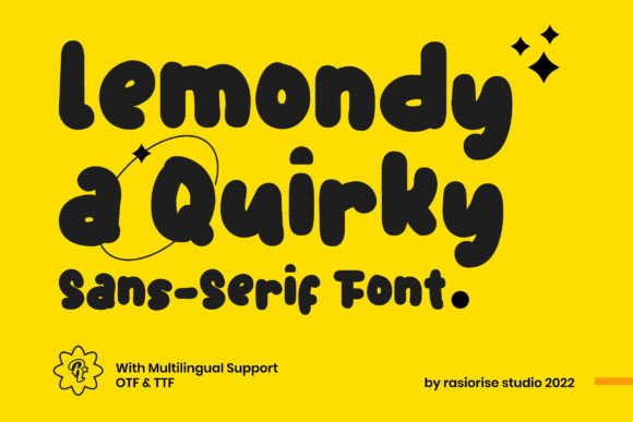 Lemondy: Quirky Playful Font