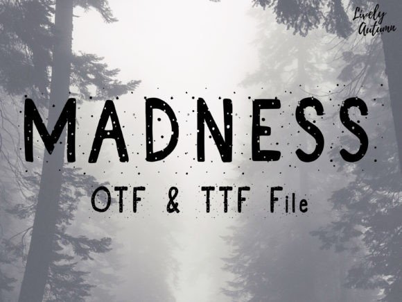 Madness Font: A Creative Twist for Branding
