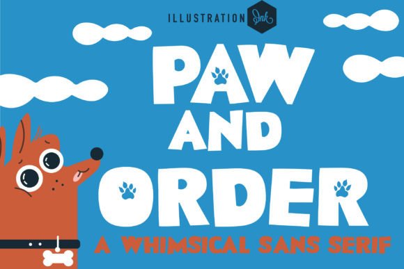 Paw and Order Font: Whimsical Design for Crafters