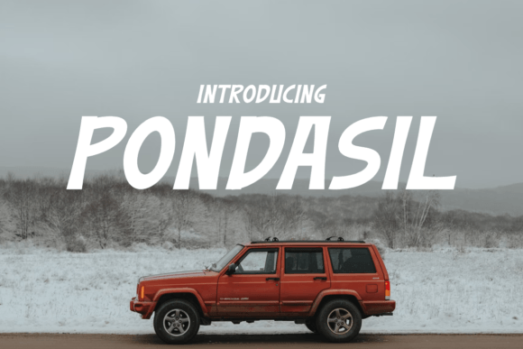 Pondasil: A Creative Font for Makers