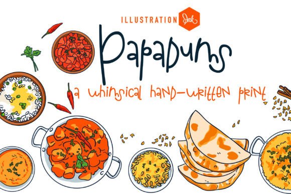 Popadums: A Fun Font for Business Branding