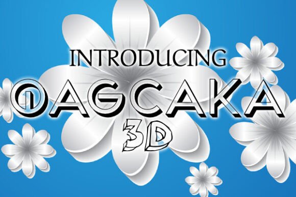 Qagcaka: A Bold 3D Font for Digital Campaigns