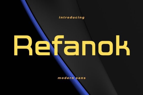 Refanok: A Modern Font for Elegant Design