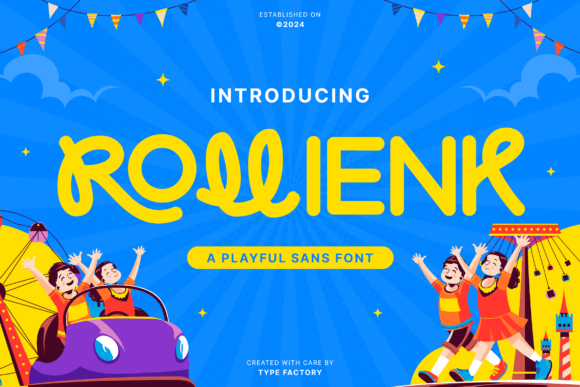Rollienk: A Playful Font for Business Branding