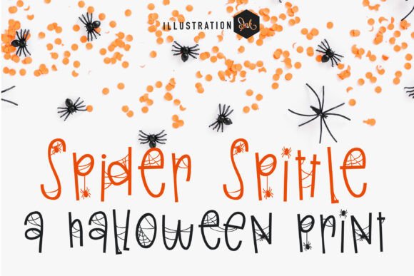 Spider Spittle: A Decorative Font for Web Design