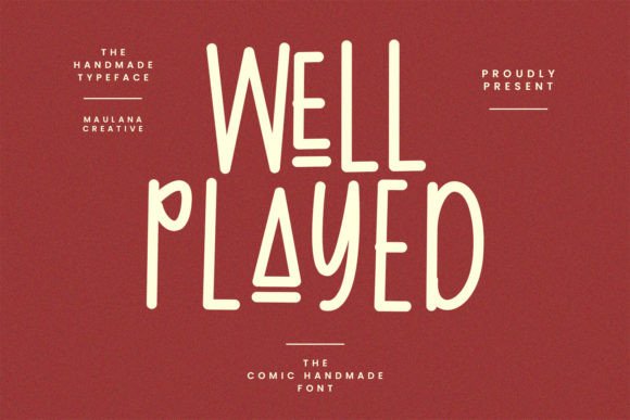 Well Played: A Playful Font for Web Design